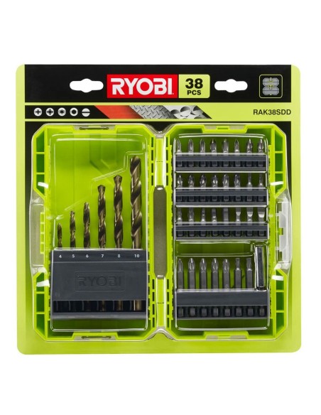 Kit de mèches et embouts Ryobi 5132003303 38 Pièces