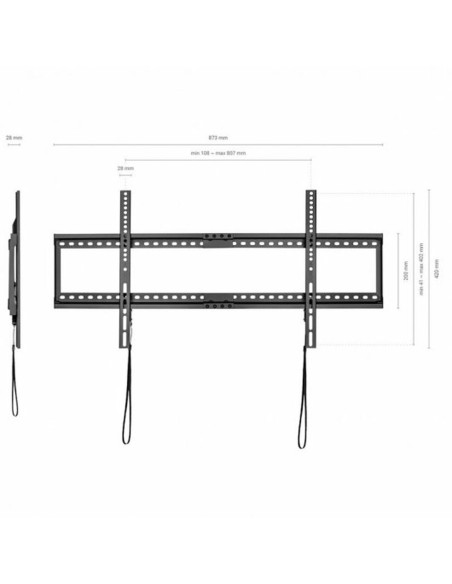 Support mural Aisens WT90F-119 37" -90" (1 Unité)