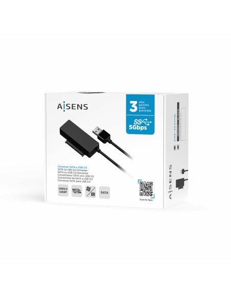 Adaptateur USB vers SATA pour Disque Dur Aisens ASE-35A01B