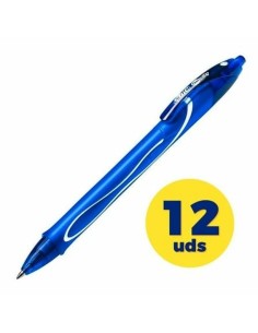 Stylo gel Bic Gel-ocity Quick Dry Bleu 0,7 mm