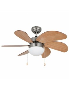 Ventilateur de Plafond avec Lumière Orbegozo CP 15075 N 50 W Bois
