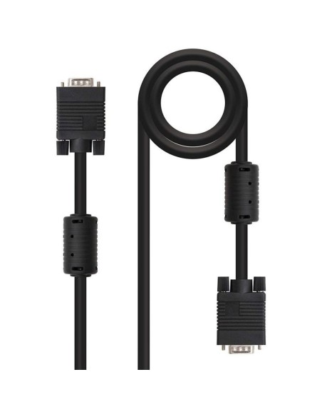Câble VGA NANOCABLE 10.15.0101 Noir 1 m