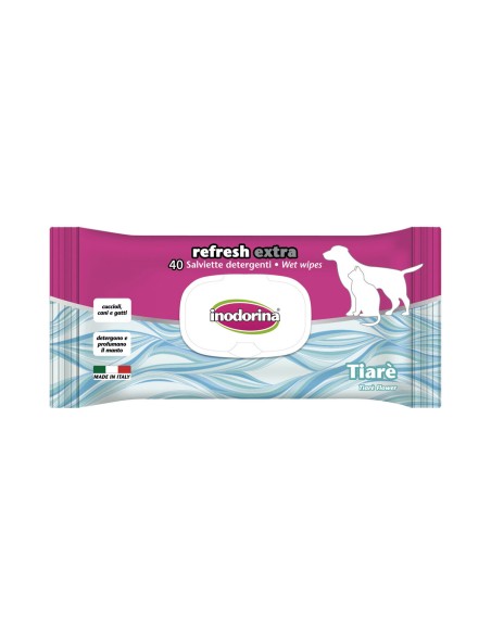 Lingettes humides pour animaux domestiques Inodorina