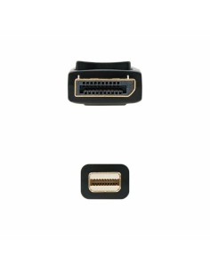 Câble Mini DisplayPort vers DisplayPort NANOCABLE 10.15.2402 2 m 2 m Noir 2