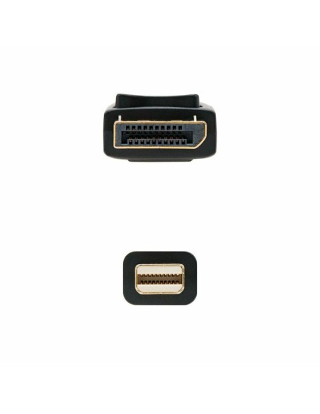 Câble Mini DisplayPort vers DisplayPort NANOCABLE 10.15.2402 2 m 2 m Noir
