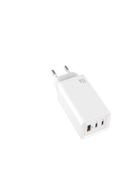 Chargeur mural LEOTEC LECSPH65W3W 65 W Blanc