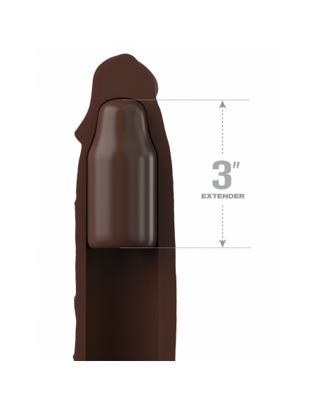 Manchon de pénis Pipedream Fantasy X-tensions Elite Marron