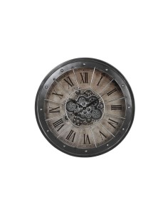 Horloge Murale DKD Home Decor Engrenage Noir Cuivre Fer 80 x 8 x 80 cm