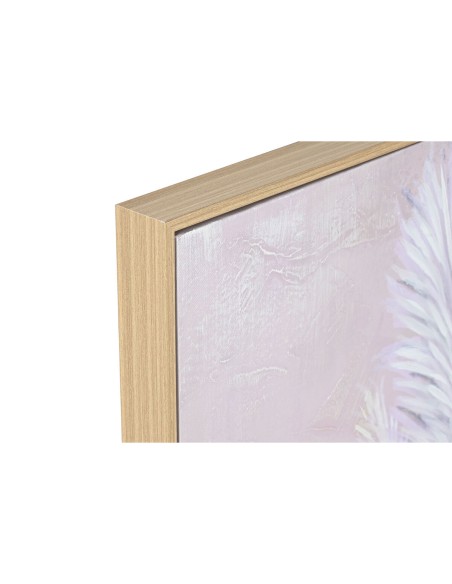 Cadre Home ESPRIT Toile Bois MDF Vase Scandinave 62 x 4 x 92 cm (2 Unités)