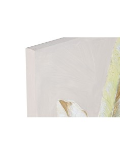 Cadre Home ESPRIT Vert Doré Toile Bois MDF Palmiers Tropical 50 x 3 x 100 cm (2 Unités) 2