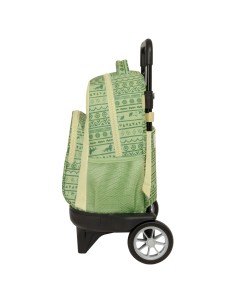 Cartable à roulettes Mufasa Vert Beige 33 x 45 x 22 cm 2