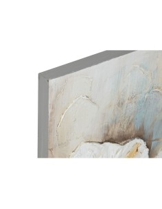Cadre Home ESPRIT Bleu Doré Toile Bois MDF Traditionnel 120 x 3 x 60 cm (2 Unités) 2