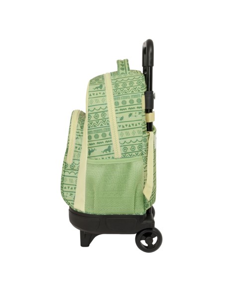 Cartable à roulettes Mufasa Vert Beige 33 x 45 x 22 cm