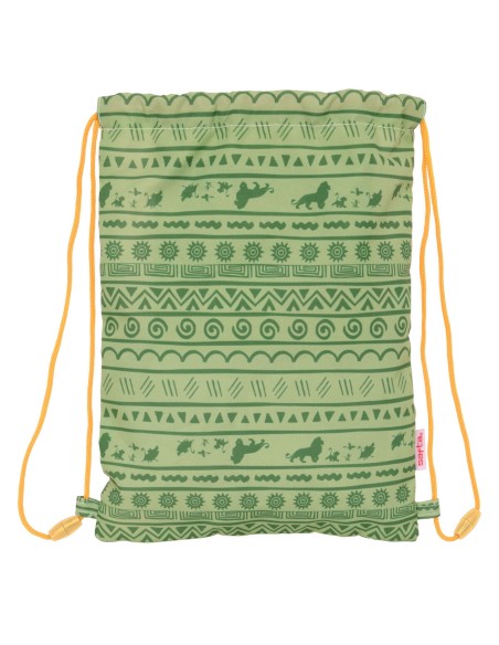 Sac à dos serré par des ficelles Mufasa Vert Beige 26 x 34 x 1 cm
