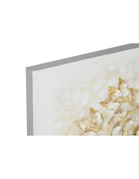 Cadre Home ESPRIT Doré Toile Bois MDF Arbre Traditionnel 120 x 3 x 60 cm (2 Unités)