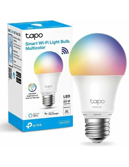 Ampoule à Puce TP-Link Tapo L530E E27 60 W Blanc Multicouleur 2500K - 6500K (2500K)