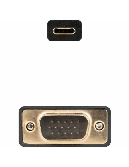 Câble USB NANOCABLE 10.15.5202 Noir 1,8 m