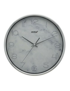 Horloge Murale Versa Aluminium Casual 4,2 x 25,2 cm