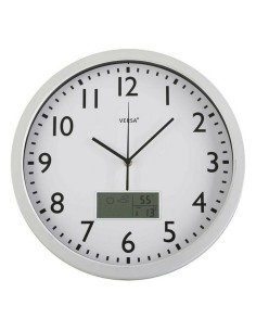 Horloge Murale Versa 18560239 Blanc Plastique Minimaliste 4 x 35 x 35 cm
