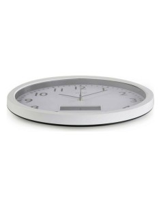 Horloge Murale Versa 18560239 Blanc Plastique Minimaliste 4 x 35 x 35 cm 2