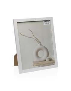 Cadre photo Versa Blanc Bois MDF Vintage 1,2 x 27 x 22 cm