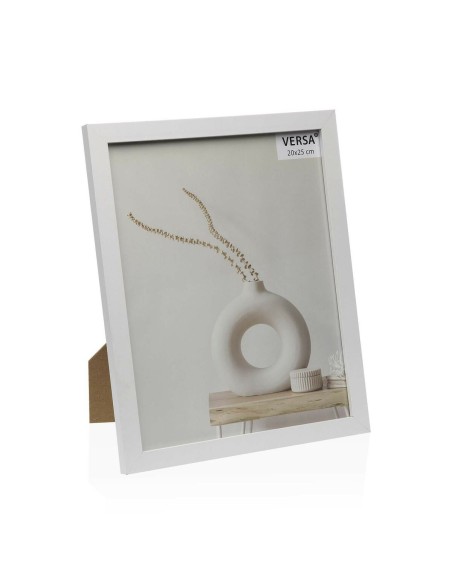 Cadre photo Versa Blanc Bois MDF Vintage 1,2 x 27 x 22 cm