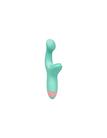 Vibration de Stimulation Double Diversual Vert clair
