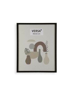 Cadre Photos Versa Noir Bois MDF Vintage 1,2 x 50 x 40 cm