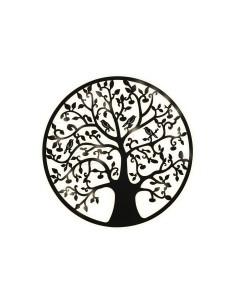 Décoration murale Home ESPRIT Noir Arbre Shabby Chic 100 x 1 x 100 cm 99 x 2 x 99 cm