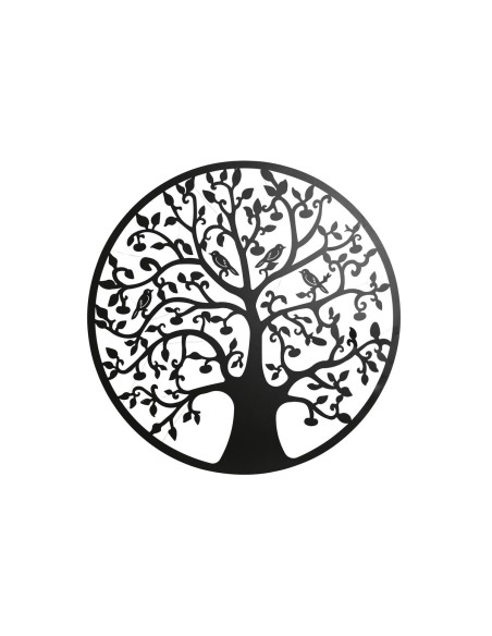 Décoration murale Home ESPRIT Noir Arbre Shabby Chic 100 x 1 x 100 cm 99 x 2 x 99 cm