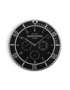 Horloge Murale Versa Kensington Métal 5 x 40 x 40 cm