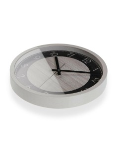 Horloge Murale Versa Noir Bois 4,2 x 30 x 30 cm 2