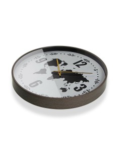 Horloge Murale Versa Métal Mappemonde 4,1 x 40,6 x 40,6 cm 2
