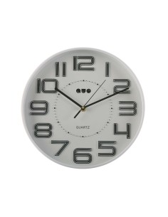Horloge Murale Versa Blanc polypropylène 3,7 x 30 x 30 cm