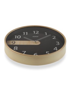 Horloge Murale Versa Noir Plastique Quartz 4,3 x 30,5 x 30,5 cm 2