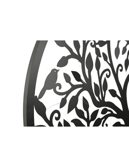 Décoration murale Home ESPRIT Noir Arbre Cottage 99 x 2 x 99 cm