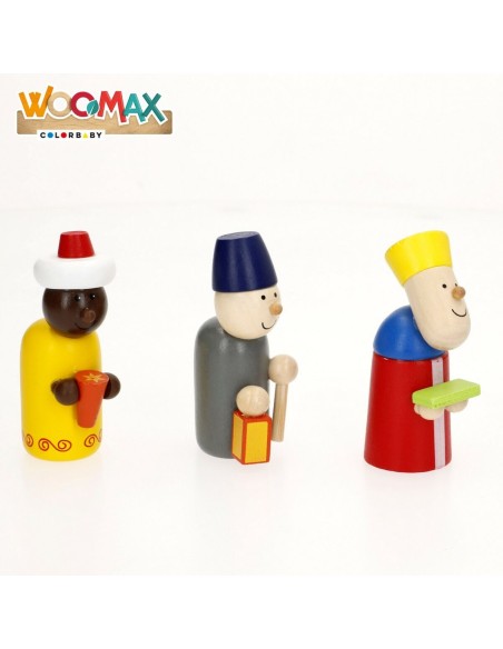 Crèche de Noël Woomax Bois plywood 23 x 16 x 11 cm (4 Unités)