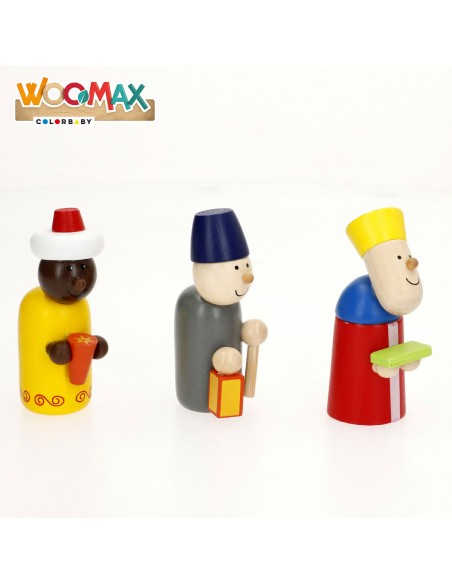 Crèche de Noël Woomax Bois plywood 23 x 16 x 11 cm (4 Unités)