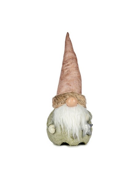 Figurine Décorative Lumière Étoile Lutin 21 x 55 x 22 cm Gris Rose Résine
