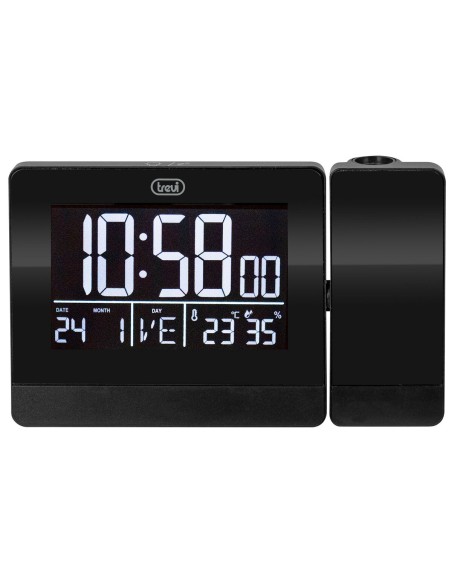Horloge de table Trevi 0088400 Noir (1 Unité)
