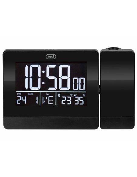 Horloge de table Trevi 0088400 Noir (1 Unité)