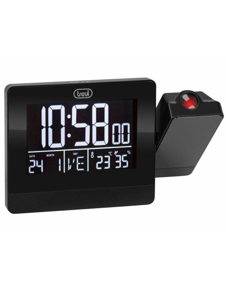 Horloge de table Trevi 0088400 Noir (1 Unité)