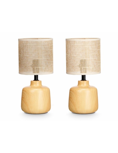 Lampe de bureau Marron 60 W 2 Unités