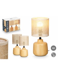 Lampe de bureau Marron 60 W 2 Unités 2