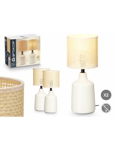Lampe de bureau Blanc 60 W 2 Unités 2