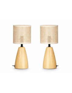 Lampe de bureau Marron 60 W 2 Unités