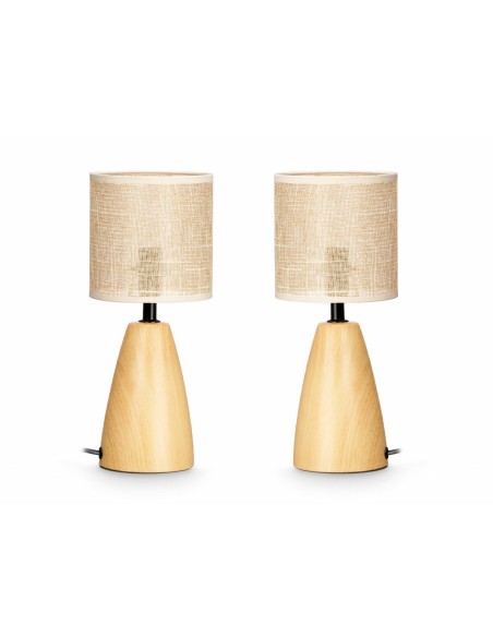 Lampe de bureau Marron 60 W 2 Unités