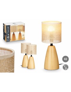 Lampe de bureau Marron 60 W 2 Unités 2