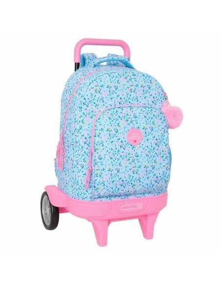Cartable Vicky Martín Berrocal Paraíso Bleu Rose 33 x 45 x 22 cm