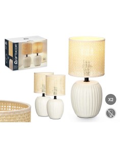 Lampe de bureau Blanc 60 W 2 Unités 2